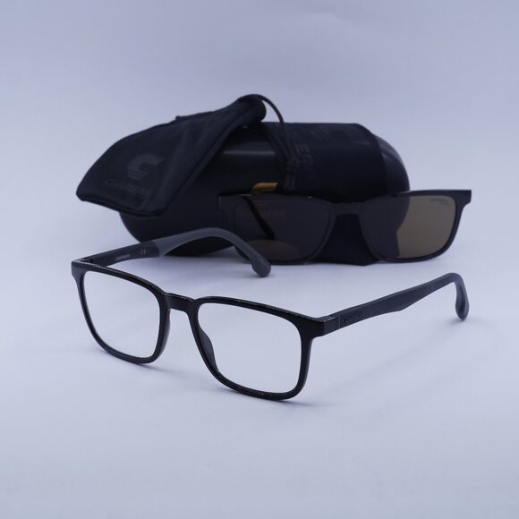 Carrera CA 8045/CS 0807 SP Square Sunglasses - Black/Magnetic Polarized - Picture 1 of 11